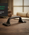 Heavy Duty Cast Iron Fence Gate Handles 4 Pack Rustic Barn Door Pulls For Sliding Doors Sheds Garages Fences Cabinets