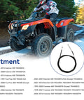ATV and Rear Hand Brake Cable Kit for ATV Fits TRX350 Rancher 350 400 420 Foreman 400 500 Rubicon 500 Parking Brake Cable
