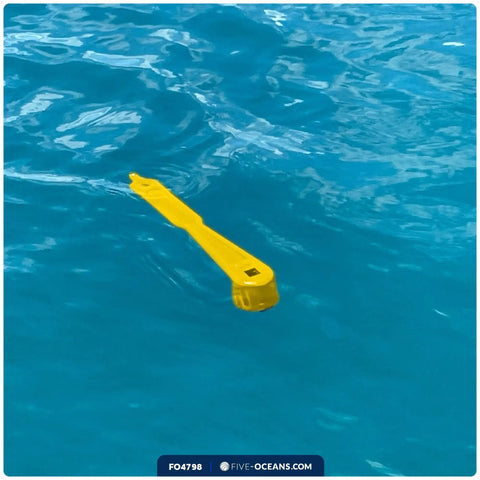 All In One Universal Prop Wrench Kit With Multiple Sockets For Boat Prop Nuts 17/32 To 1-1/4 In, Fits Nine Sizes, Lightweight Non Corrosive Resin, For Outboards And Stern Drives, Pontoon, Sport And Fishing Boats, Yellow