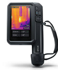 I34 240X320 App Enabled Thermal Camera with ACE OS Pro Grade Thermal Imaging AssetLink Wi Fi Cloud Ignite Integration for Easy Inspections and Quick Reports, showing thermal image on screen.