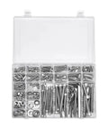 Heavy Duty Stainless Steel Bolt Nut Washer Kit With M5 M6 M8 M10 Socket Cap Screws, 365 Piece All In One Assortment For Auto Repairs, Home Improvement, Furniture Projects And DIY Gear.