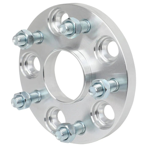 Two 15mm Wheel Spacers 5x4.5 Bolt Pattern 60.1mm Bore With 12x1.5 Studs 5 Lug Adapters Fit Toyota Cars Like Camry Highlander