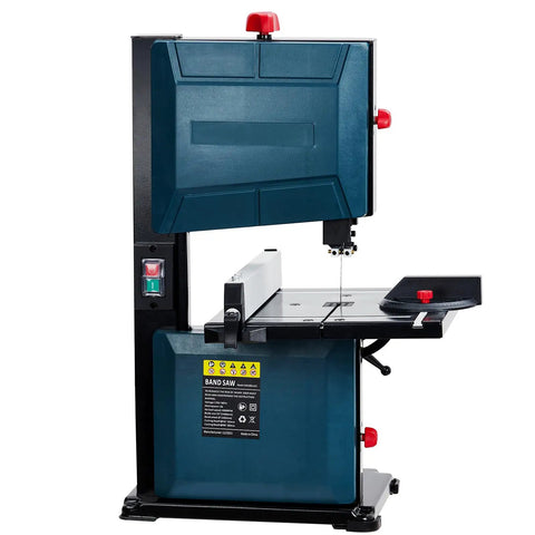 8 Inch Benchtop Band Saw With 0-45 Degree Tilting Range, 3A Pure Copper Motor, 1800 RPM For Woodworking And Aluminum, Includes Fence And Miter Gauge