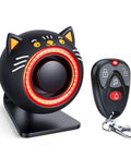 120dB Cat Shaped Car Alarm With Motion Sensor And Red Flashing Light Wireless Remote Anti Theft Device For Cars Trucks SUVs And RVs USB Rechargeable Vehicle Security Alert Lights Upgrade Five Point Zero, cat alarm and remote