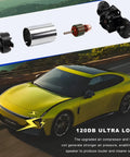 Riproaring 12V Dual Electric Air Horn Street Ready Kit components, featuring heavy-duty compressor for cars and trucks.