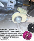 2 Pack Shift Cable Bushing Repair Kit With Clips Direct Fit Replacement For Jeep Toyota Saturn Chevrolet Pontiac Transmission Linkage Durable Rubber Bushings Easy Install OEM Style Be Ready To Roll, showing rubber bushings and linkage connection.