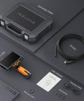 Dual Lens Borescope Inspection Camera with 1080P Waterproof Flexible Cable 5 Inch IPS Screen accessories and case