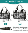 Desert Cowboy Insulated Lunch Bag For Women On The Go With Adjustable Shoulder Strap Reusable Lunch Tote, sizes S and M