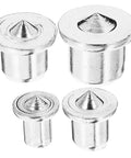 Stainless Steel Dowel Pin Set Five Pack With Dowel Center Transfer Plugs In 6Mm 8Mm 10Mm And 12Mm For Precise Hole Alignment