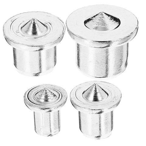 Stainless Steel Dowel Pin Set Five Pack With Dowel Center Transfer Plugs In 6Mm 8Mm 10Mm And 12Mm For Precise Hole Alignment