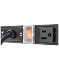Heavy Duty 12 Outlet Power Strip With 15 Foot Extension Cord Mountable Metal Construction For Dorm Rooms Workbenches Shops And Garages Industrial Grade Black