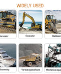 Harvester, excavator, bulldozer, steamship, dump truck, and mechanical equipment for industrial use