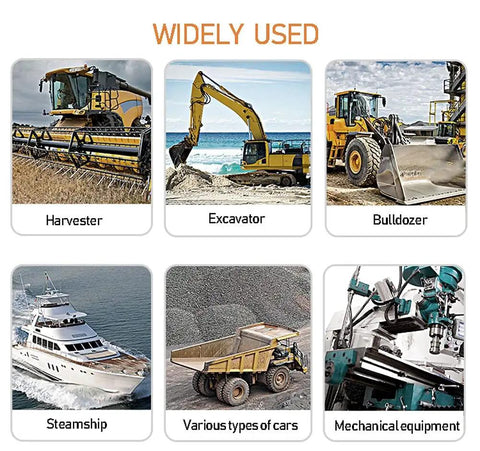 Harvester, excavator, bulldozer, steamship, dump truck, and mechanical equipment for industrial use
