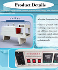 Automatic Heat Shrink Sleeve Sealing And Cutting Machine For PE POF PP PVC Films with precision temperature control features.