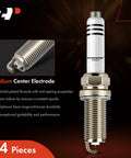 Iridium Platinum Spark Plugs Kit For Volkswagen Jetta Passat Golf Beetle GTI And Audi A3 A4 A5 Q5 Q7 Allroad Quattro Macan Pack Of 4