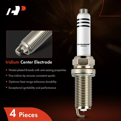 Iridium Platinum Spark Plugs Kit For Volkswagen Jetta Passat Golf Beetle GTI And Audi A3 A4 A5 Q5 Q7 Allroad Quattro Macan Pack Of 4