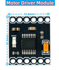 Top view of Dope Dual H Bridge DC Motor Driver Module For DRV8833 1.5A Motors with dimensions 15.8mm by 18.5mm.