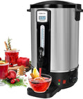 Real 100 Cup Big Batch Commercial Coffee Urn With 20L Stainless Steel And Double Wall Insulation, next to holiday drinks and decor