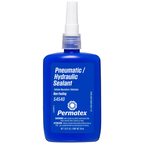 Heavy Duty High Pressure Pneumatic And Hydraulic Sealant For Locking And Sealing Fittings front view of 36ml bottle