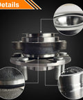 Beefed-Up Front Wheel Hub And Bearing Assembly Set With ABS For 2008 2013 Rogue 2014 2015 Rogue Select And 2008 2012 Sentra