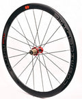700C Road Bike Wheelset 40mm Rim Depth Ultralight Aluminum Rim Quick Release Reflective Brake Compatible Front 100mm Rim
