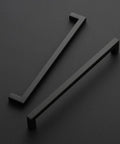 20 Pack 10 Inch Square Kitchen Cabinet Handles Matte Black Pulls for Cabinets and Drawers Durable Hardware Upgrade