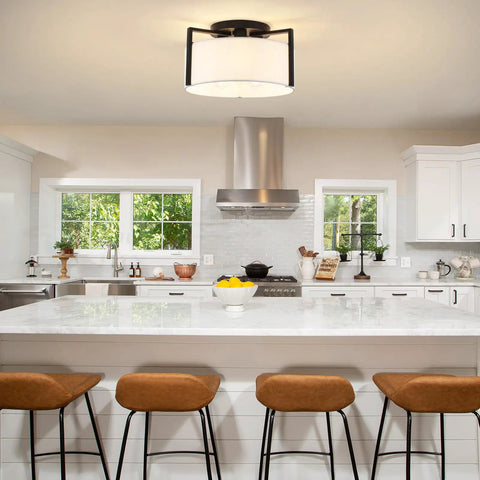 Six Light Chandelier Modern Industrial Ceiling Pendant For Dining Room Vintage Mid Century Contemporary Dope Home Lighting Fixture Hanging Rust Resistant Metal Frame in kitchen