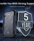 2TB Portable SSD Ultra Fast With Beast Speeds 2050 MB Per Second USB 3.2 Gen2 Type C External Solid State Drive displayed with 5-year quality assurance badge