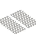 50 Pack M3 X 25mm Fully Threaded Rods In 304 Stainless Steel With Right Hand Threads Heavy Duty DIY Machine Tool Rod Kit