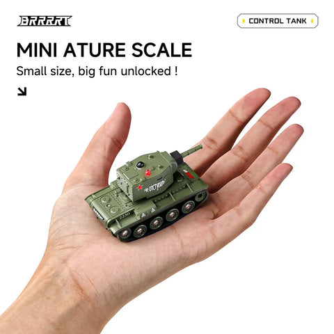 Two Player 1 To 64 RC Battle Tank Set With Infrared Shoot Dual Tanks With 330 Degree Rotating Turret Realistic Sound And Lighting