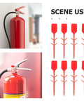 Top Grade 2000 Pack Fire Extinguisher Tamper Seals Plastic Safety Lock Pins Red Security Zip Ties for office use with fire extinguisher.