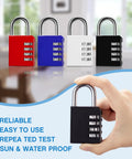 10 Pack Resettable 4 Digit Combination Lock Padlocks Waterproof Locker Locks Small Outdoor Tough As Nails Dope Combo Locks Multicolored