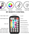 RF remote control for Twinkle 200 Pieces Starlight Headliner Kit For Cars, featuring multi-color and sound-activated options.
