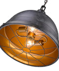 Bartlett Pendant Lights With Copper Patina Finish Dope Industrial Vintage Ceiling Fixture With Cage Diffuser And Exposed Hardware