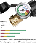 Propane Tank Gauge Level Indicator And Leak Detector For QCC1 Type 1 Tanks Color Coded Gas Pressure Meter for appliances