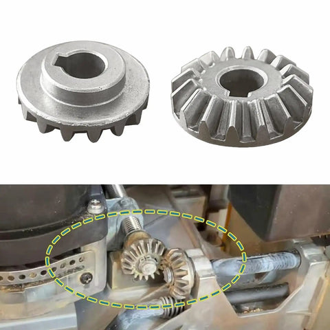 Two Pack Table Saw Bevel Gear Replacement Kit, Helical Metal Gear For Smooth, Precise Cuts, 5140061-65 Compatibility