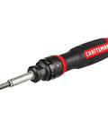 SpeedDrive Ratcheting Screwdriver That Drives Screws 2X Faster With In Handle Bit Storage, 2 Inch Double Ended Bits Included, Craftsman