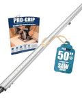 Straight Edge Clamp For Cutting Large Plywood Sheets And Dado Slots - Lightweight 2-3/16 Inch Tube Rail For Rigidity, Easy Alignment