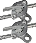 Inline Fuel Shutoff Valve One Quarter Inch ID Fuel Line Petcock For Motorcycle ATV Go Kart Dirt Bike Mini Bike Scooter Baja Tao Tao Two Pack Compatible With 50cc To 150cc Engines And Other Small Displacement Rides