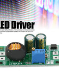 72W Led Driver Module With Slick Pwm Regulator Delivering 6V To 50V Dc Input And Smooth Brightness Control, compact design with components.
