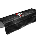 Heavy-Duty 24 By 34 Inch Black Plush Vinyl Fender Cover Pad For Auto Repair And Maintenance, draped over a surface
