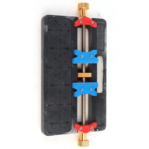 Top view of Precision Soldering Fixture For IC Chips And PCBs Clamp Holder For BGA And Micro Boards with colorful clamps