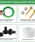 3 Inch Toilet Tank To Bowl Coupling Kit Fits Most Toilets With 3 Inch Flush Valve Openings Includes Gasket Bolts Nuts
