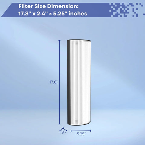 Top Rated Premium True HEPA Filter Replacement for Envion Therapure Air Purifier TPP440F TPP540 TPP640 AP200 dimension