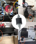 Set Of 4 Beefy Heavy Duty Rubber Vibration Isolator Mounts With M6 X 19mm Studs 25x25mm Base 63mm Total Length Includes 8 Nuts Shock Absorber Dampeners For Machinery And Appliances in machinery applications.