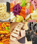 SHengwin crinkle potato cutter with black blade; compact kitchen vegetable slicer for crinkle cuts (2.9 x 11.8 in)