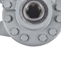 Top view of 7.4 GPM Hydraulic PTO Pump 540 RPM 2500 PSI With 6 Teeth SAE 16 Inlet And SAE 12 Outlet metallic body and bolts.