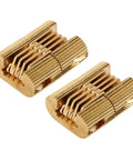 Hidden copper hinges for DIY furniture, two-piece heavy-duty 180° hinges with high load capacity, ideal for cabinets and wooden projects.