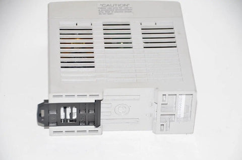 SmartRelay Power Supply For DIN Rail Mount 24 VDC 30W, Industrial Control Relay Module With Real-Time Clock, Calendar, And 29 Function Blocks, Ideal For Process Automation, white plastic DIN rail unit