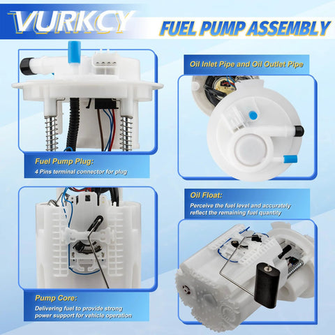 Drop In Electric Fuel Pump Module Replacement For 2015 2016 Chrysler 200, 2014 2016 Jeep Cherokee parts detailed assembly